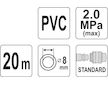 Hadice vzduchová PVC 8mm, 20m