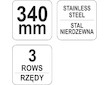 Kartáč drátěný ruční 340 mm