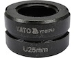Náhradní čelisti k lisovacím kleštím YT-21735 typ U 25mm