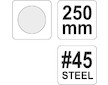 Rašple na dřevo kruhová 250 mm #45