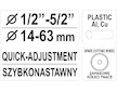 Řezač trubek 14 - 63 mm PVC, Al, Cu
