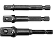 Sada adaptérů 3ks HEX 1/4, 3/8, 1/2