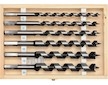 Sada hadovitých vrtáků do dřeva 10,12,14,16,18,20 délka 230mm
