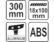 Škrabka na sklo 300 mm