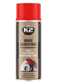 K2 Brake Caliper Paint - barva na brzdové třmeny a bubny ve spreji červená 400 ml