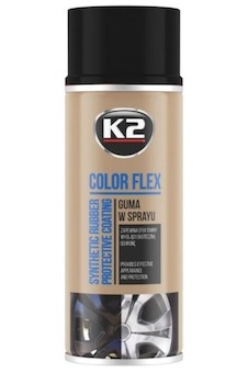 K2 COLOR FLEX 400 ml lesklá černá