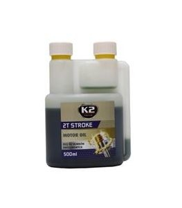 K2 TEXAR 2T STROKE 500 ml ZELENÝ - motorový olej polosyntetický O528GREENML500S