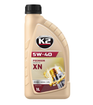 Motorový olej K2 TEXAR 5W40 XN 1 l O1131S