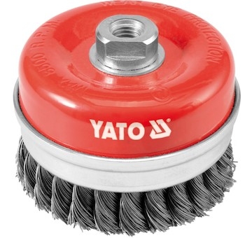 Kartáč drátěný čelní M14 x 100 mm