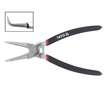 Kleště na ségrovky 150 mm vnitřní ohnuté CrV