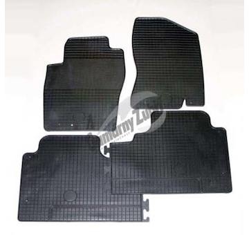 Koberce gumové Nissan Pathfinder 2007-2012, Nissan Navara 2007-2012, 4 ks v sadě, Gumárny Zubří 215234