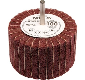 Kotouč lamelový radiální 80x50  P-200 s hřídelí 6 mm