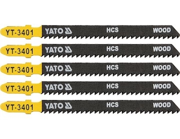 List pilový do přímočaré pily 100 mm na dřevo TPI10 5 ks
