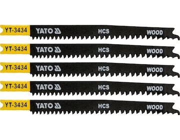 List pilový do přímočaré pily 108 mm na dřevo TPI12-8 5 ks