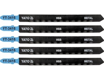 List pilový do přímočaré pily 130 mm na kov TPI21 5 ks