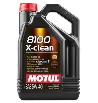 Motorový olej Motul 8100 X-clean 5W-40 5 l