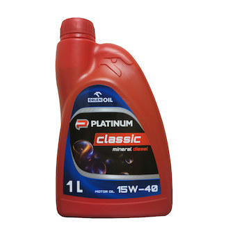 Motorový olej ORLEN Platinum Classic Mineral Diesel 15W40 1l