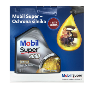 MOBIL 5W-40 3000 X1 4L + 1L