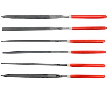 Sada pilníků jehlových 3 x 140 mm 6 ks