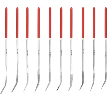 Sada pilníků jehlových diamantových 3 x 140 mm 10 ks 30 mm