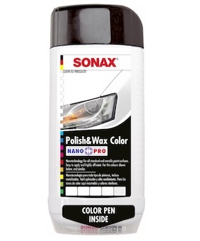 Sonax Barevná leštěnka NanoPro bílá 500 ml