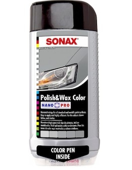 Sonax Barevná leštěnka NanoPro stříbrošedá 500 ml