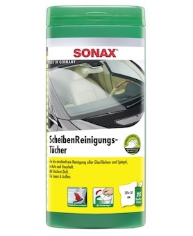 Sonax Čistící ubrousky na okna 25 ks