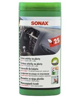 Sonax Čistící ubrousky na plasty 25 ks