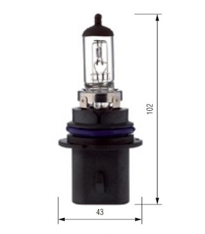 Žárovka 12V HB5 65/55W PX29T BOSMA 4247