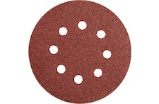 Brusný papír 125 mm P220 s otvory 5 ks suchý zip
