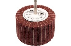 Kotouč lamelový radiální 80x50  P-150 s hřídelí 6 mm