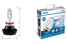 LED Žárovka H8/H11/H16 12/24V 6000K PGJ19 +170% světla BOSMA 6452 sada 2 ks