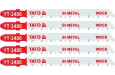 List do přímočaré pily 100 mm na dřevo TPI6 5 ks Bi-Metal