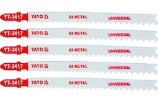 List pilový do přímočaré pily 130 mm UNI TPI10-5 5 ks Bi-Metal