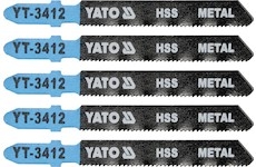 List pilový do přímočaré pily 75 mm na kov TPI21 5 ks