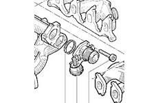 O-RING těsnění škrtící klapka Renault 1.9DCI originál 7701059142