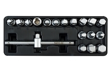 Sada klíčů nastrčných na zátky olejových van motorů 18 ks