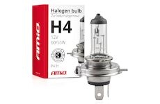 Žárovka H4 12V 60/55W P43t UV filtr AMIO 01268, 1 ks